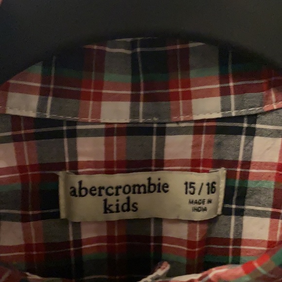 Abercrombie Kids Boy’s 15/16 button up LS - Picture 4 of 4